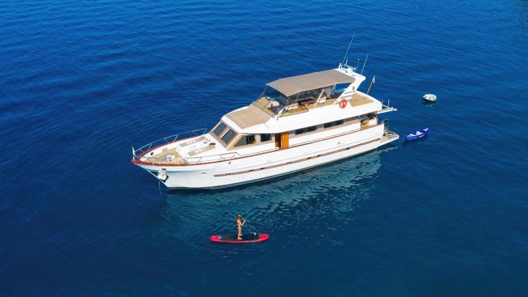 Exterior view of motor yacht Custom Blanka image 1
