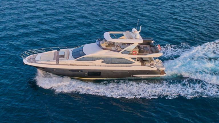 Exterior view of luxury motor yacht Relax of Crotia image 1